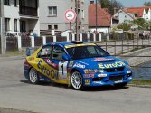 Rallye Český Krumlov: Shakedown - Pech / výherce soutěže v TV Udělám cokoliv ... (foto: D.Benych)